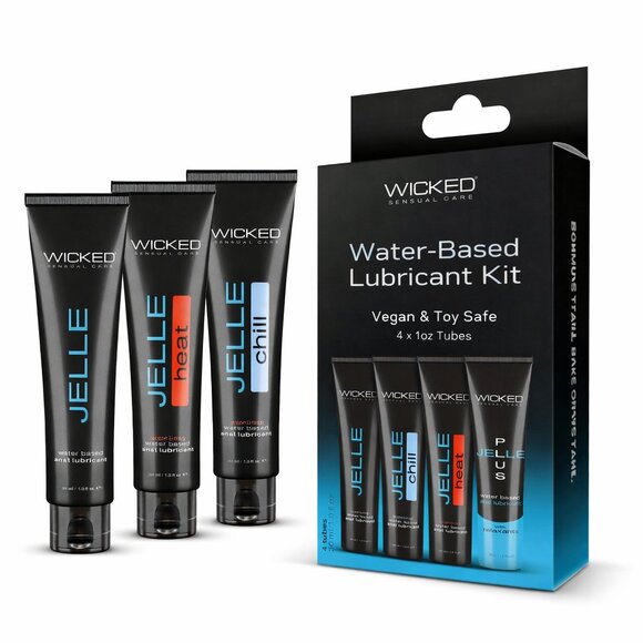 Wicked Sensual Care Other - Wicked Sensual Care Water-Based‎ Personal Care Gel Kit Vegan 4 x 1oz Travel